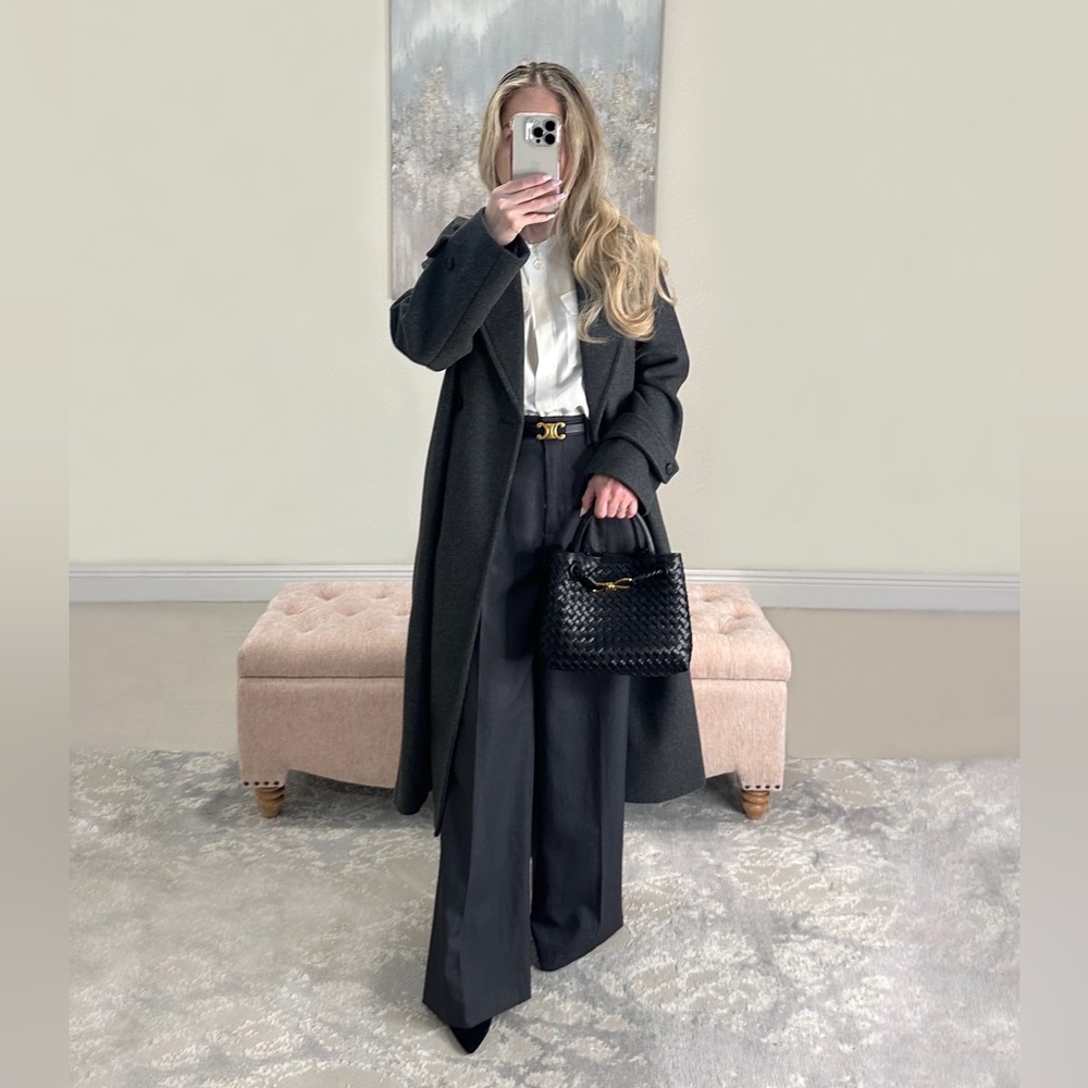 H&M NWT Wide-Leg Twill Pants